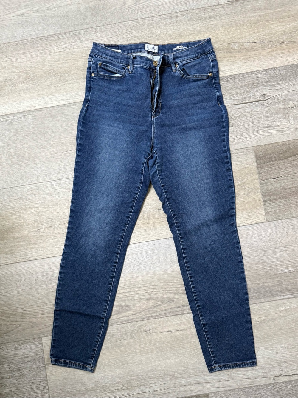 Nicole Miller Dark Indigo Skinny Jeans